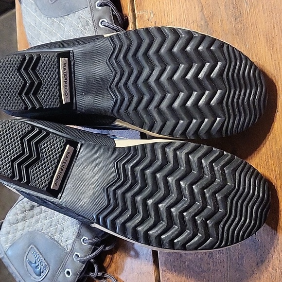 Sorel sorelli tall quilted wool gray blue boots sz 9 - Picture 7 of 9